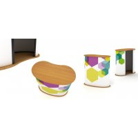 Prezentačný stolík MOBILE 910 x 930 x 480 mm